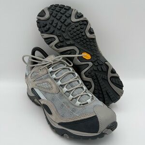 Women’s Merrell Siren Sync Light Blue Gray Trail Hiking Athletic Shoe Size‎ 8.5